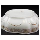 Vintage Haviland Limoges Marseille T.52 Covered Serving Dish