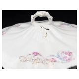 Porcelain Covered Serving Bowl With Lid & Handles