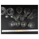 Mixed Glass Stemware & Vases
