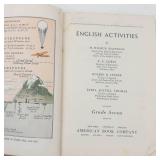 Vintage English Activities School Textbooks Lot of 5