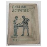 Vintage English Activities School Textbooks Lot of 5