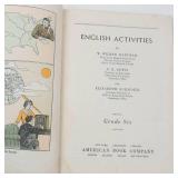 Vintage English Activities School Textbooks Lot of 5