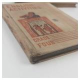 Vintage English Activities School Textbooks Lot of 5