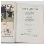 Vintage English Activities School Textbooks Lot of 5