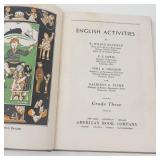Vintage English Activities School Textbooks Lot of 5