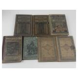 Antique School Reader & Arithmetic Textbooks