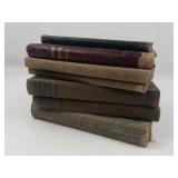 Antique School Reader & Arithmetic Textbooks