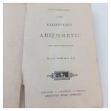 Antique School Reader & Arithmetic Textbooks
