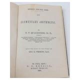 Antique School Reader & Arithmetic Textbooks