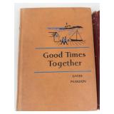 Vintage Hardcover Book Trio - McKinley, Good Times Together & Essentials of Algebra