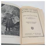 Vintage Mixed Lot of 3 Books: a Girl of the Limberlost, Portrait of a Dog & Hoyle
