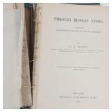 Vintage Book Mixed Lot: the Great War on White Slavery, the Severed Mantle & Through Russian Snows