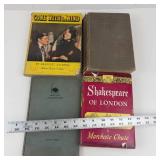 Gone With the Wind, Shakespeare & Mercury Shakespeare Books Mixed Lot (4)