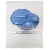 Blue Ceramic Pitcher With Lid