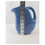 Blue Ceramic Pitcher With Lid