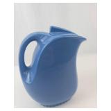 Blue Ceramic Pitcher With Lid