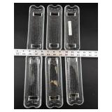 Clear Glass Corn on the Cob Dishes (Lot of 6)