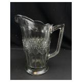 Smoked Glass Pitcher & Goblet Set