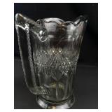 Smoked Glass Pitcher & Goblet Set