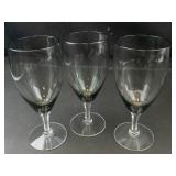 Smoked Glass Pitcher & Goblet Set