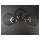 Smoked Glass Pitcher & Goblet Set