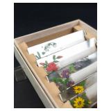 Vintage Glass Dinner Placecard Holders (Set of 8)