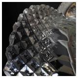 American Beauty Pressed Glass Serving Tray Set (5 Count)