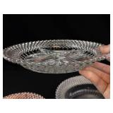 American Beauty Pressed Glass Serving Bowls (Lot of 3)