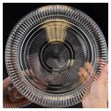 American Beauty Pressed Glass Serving Bowls (Lot of 3)