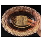 American Beauty Pressed Glass Serving Bowls (Lot of 3)