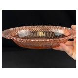 American Beauty Pressed Glass Serving Bowls (Lot of 3)