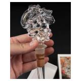 Mikasa Grape Cluster Glass Wine Bottle Stopper
