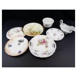 Mixed Lot of Painted Porcelain Serveware