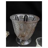 Clear Pressed Glass Tabletop Mixed Lot (10 Pieces)