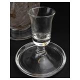 Clear Pressed Glass Tabletop Mixed Lot (10 Pieces)