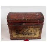Mixed Lot Antique Miniatures, Driftwood & Vintage Tin