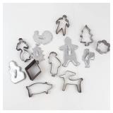 Assorted Metal Cookie Cutters