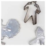 Assorted Metal Cookie Cutters