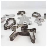 Assorted Metal Cookie Cutters