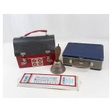 Vintage American Thermos Red Barn Lunchbox & Weather Watcher Thermometer Mixed Lot
