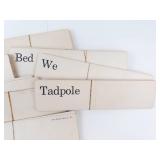 Vintage Teaching Word Cards (Lot of 10)