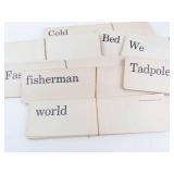 Vintage Teaching Word Cards (Lot of 10)