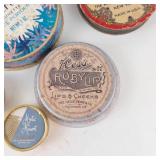 Vintage Cosmetic Tin Assortment (Lot of 5)