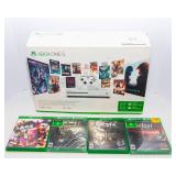 Xbox One S Console Bundle – Original Box, Controller & Games