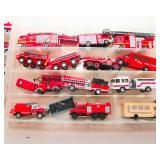 Emergency Vehicle Toy Lot – Fire Trucks, Rescue Vehicles & Storage Containers