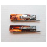 Gerber Jukebox Front Flipper Liner Lock Knife Lot – Set of 2 (Tortoise Handle)