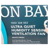 Hampton Bay Ultra Quiet Humidity Sensing Ventilation Fan – New in Box