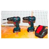 Bosch 18V Drill Set – 2x GSB18V-490 Drills with Batteries & Chargers