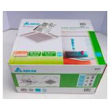 Delta Ceiling/Wall Ventilation Fan – 80 CFM, 0.8 Sones (New in Box)