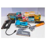 Staple Gun & Staple Lot – Multiple Staple Guns with Tons of Staples